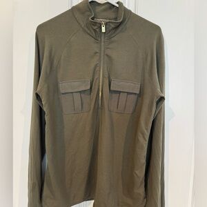 Tommy Bahama Olive Long Sleeve Top
